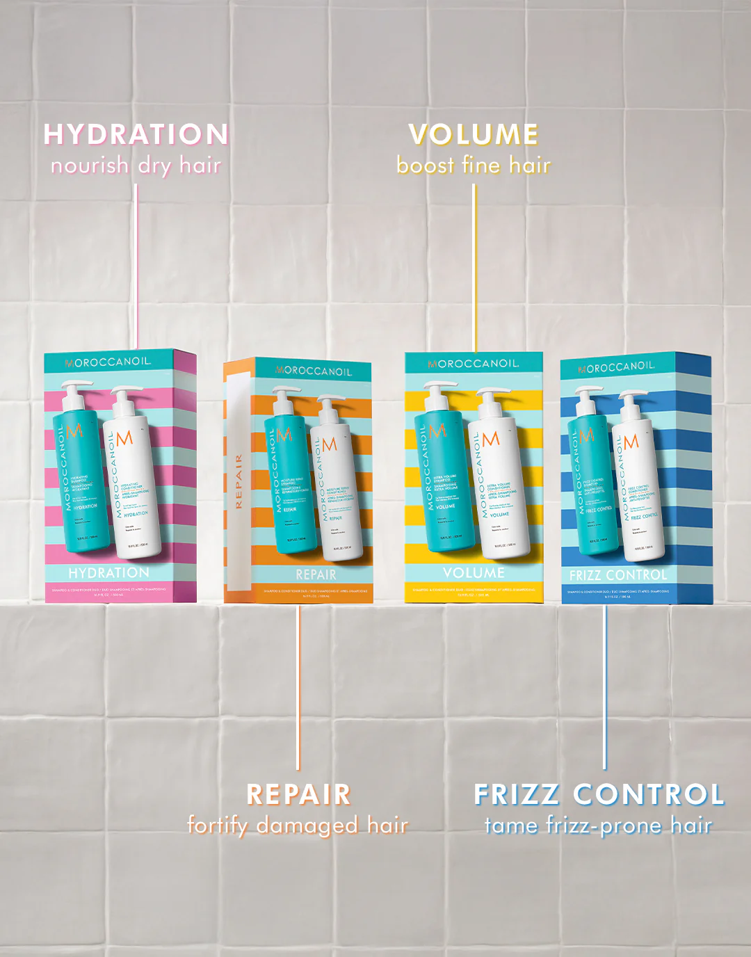 Frizz Control Shampoo & Conditioner Half-Liter Set - Image 5